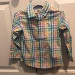 Crown & Ivy pastel button down polo.  2T
